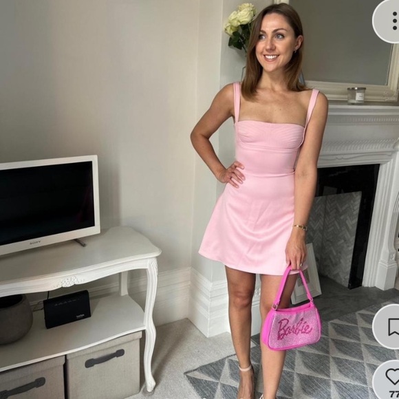 HOUSE OF CB 'Kara' Pink Quartz Mini Dress NWOT size Small - Picture 10 of 16